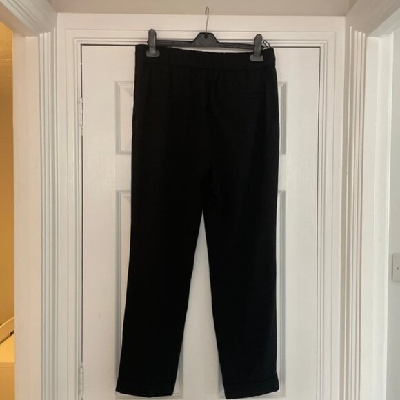M&S Black Tapered Smart Trousers - Picture 3 of 4